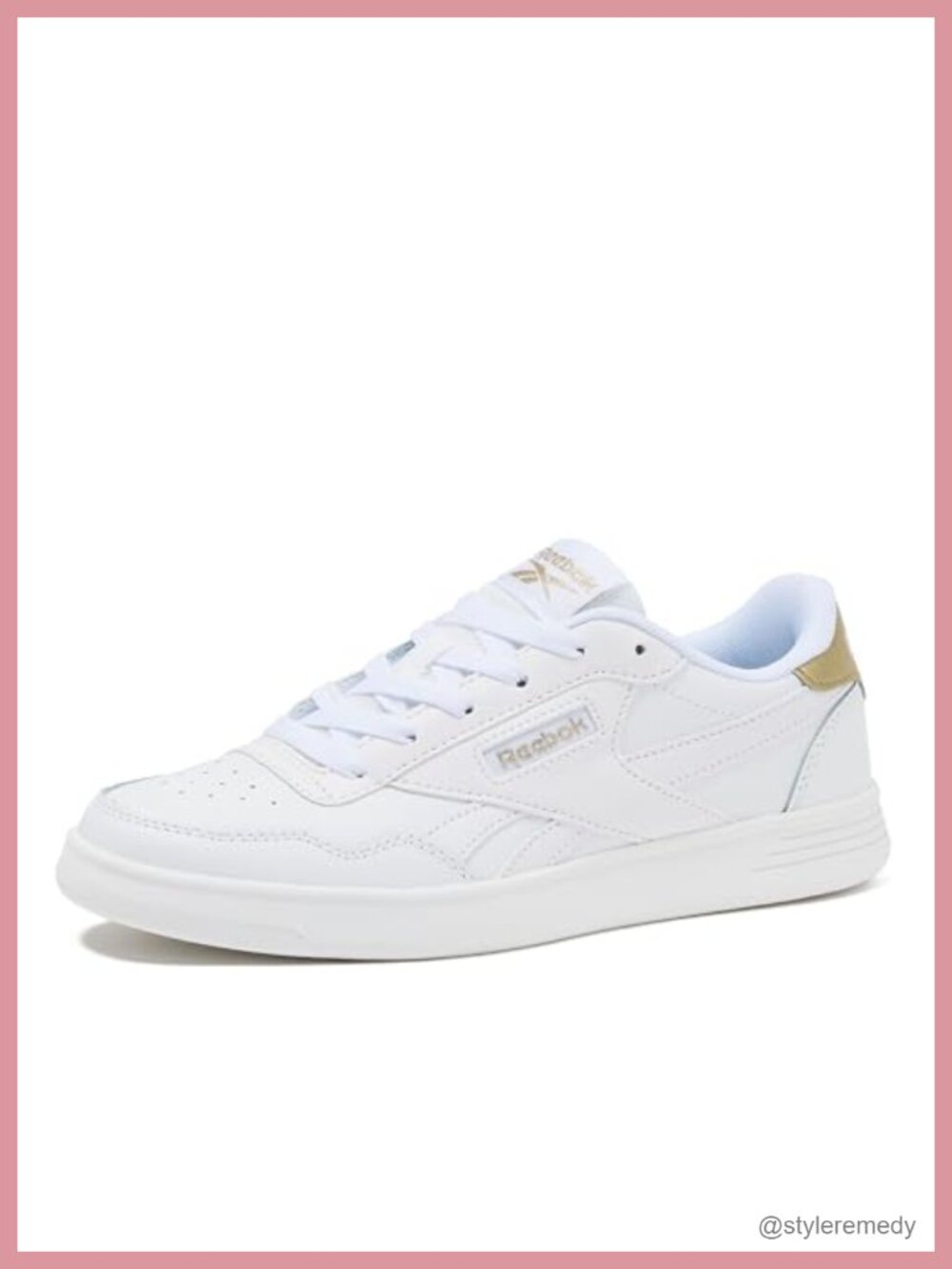 Reebok Court Advance Womens Sneakers PU Coated Leather Comfort Lace-Up